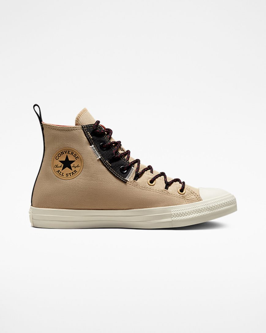 Dámské Boty Vysoké Converse Chuck Taylor All Star Rugged Basics Hnědožlutý Oranžové | CZ UYLN64